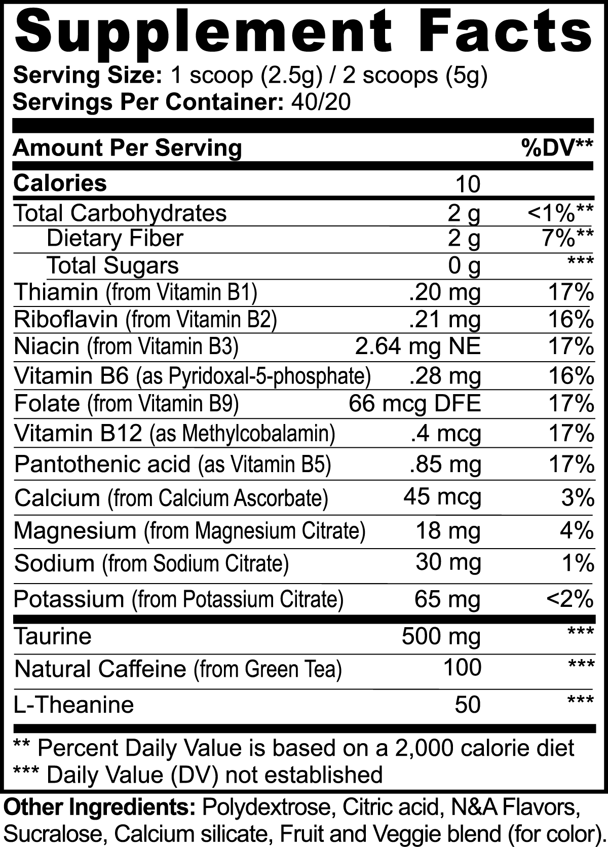 MOLTEN Energy Powder (Guava Berry)